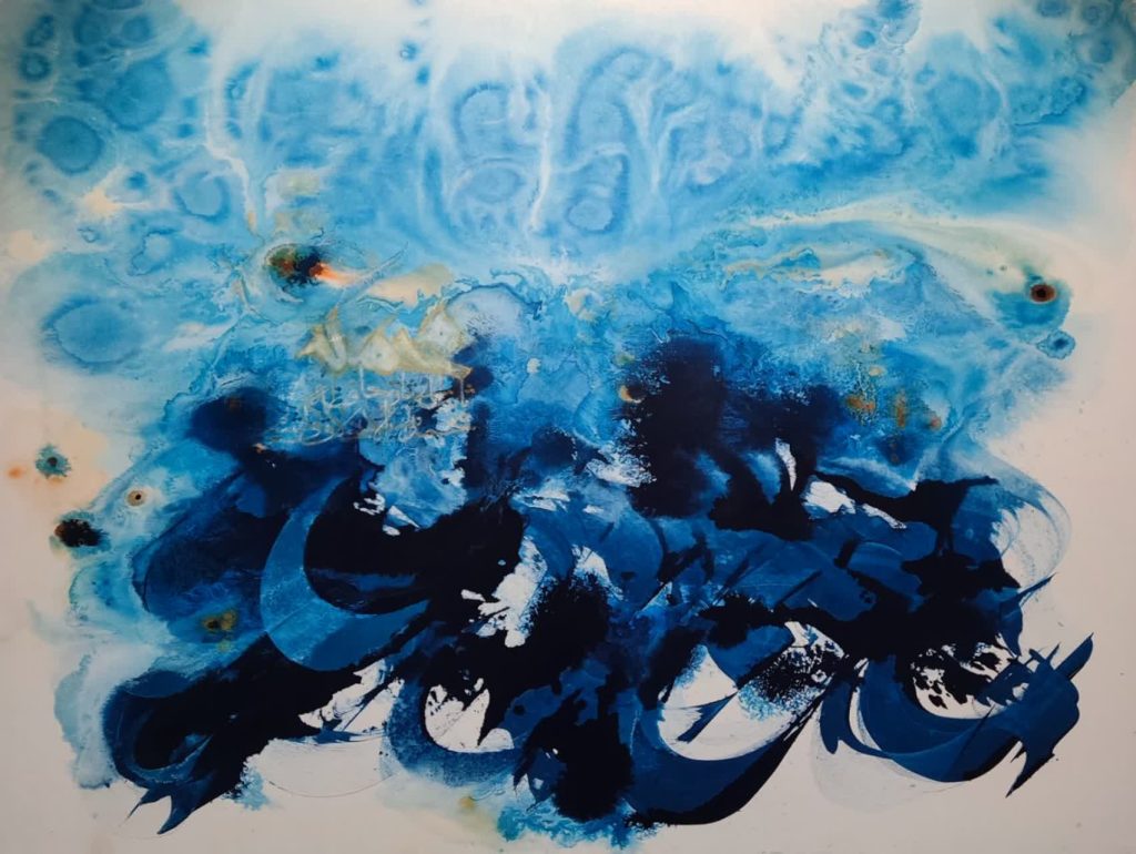 اثر نقاشیط خط با عنوان محمد ثابت المیثاق - اثری از استاد صابر صفایی